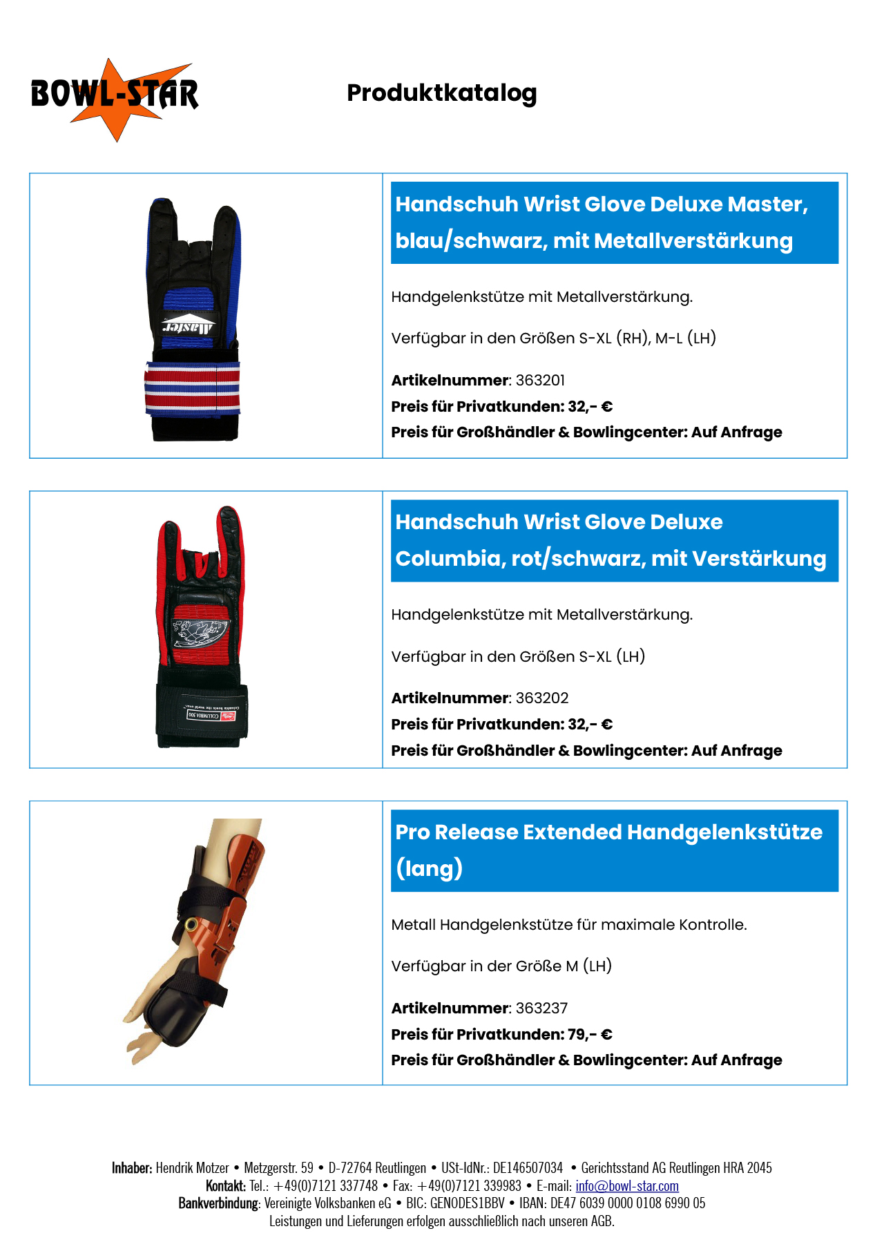 Handgelenkstützen